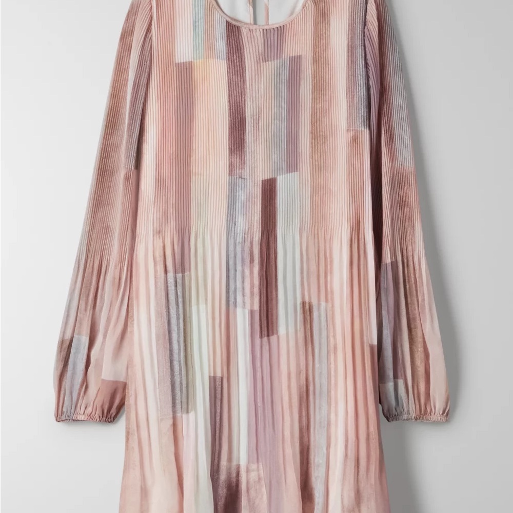 Multicolor Long Sleeve Dress